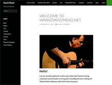 Tablet Screenshot of davidmead.net